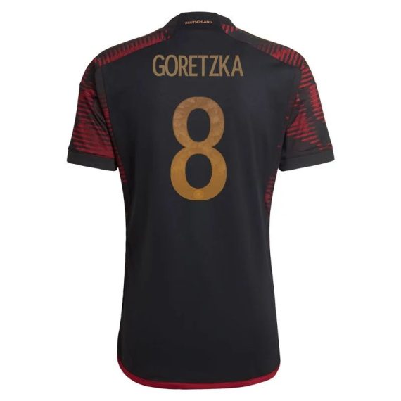 2022 Leon Goretzka #8 Germany Away Jersey