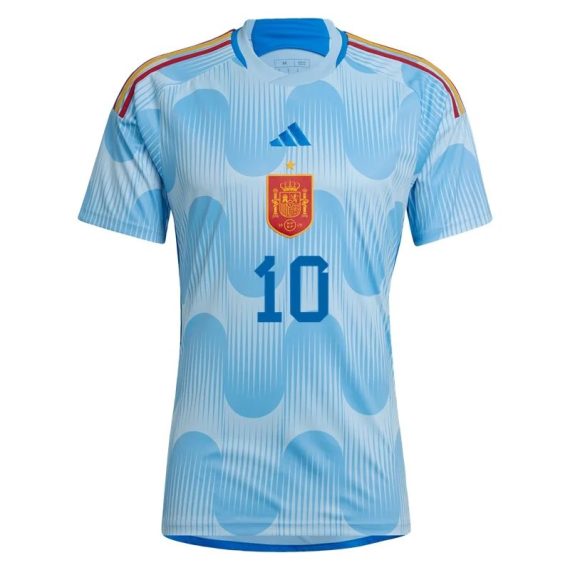 2022 Pedri #10 Spain Away Jersey