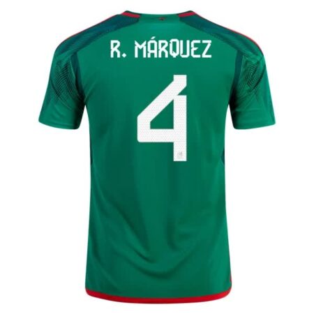 2022 Rafael Marquez #4 Mexico Home Jersey