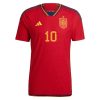 2022 Pedri #10 Spain Home Jersey