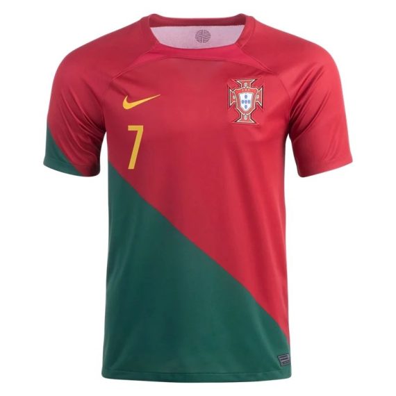 2022 Cristiano Ronaldo #7 Portugal Home Jersey