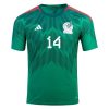 2022 Javier Hernandez Chicharito #14 Mexico Home Jersey