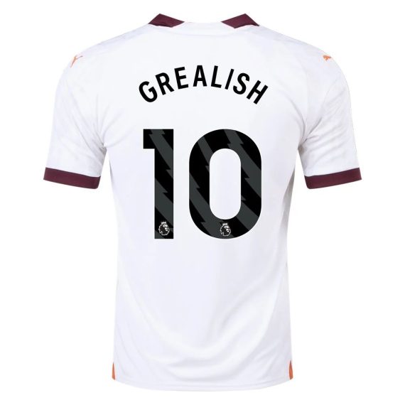 23/24 Manchester City #10 Jack Grealish Away Jersey