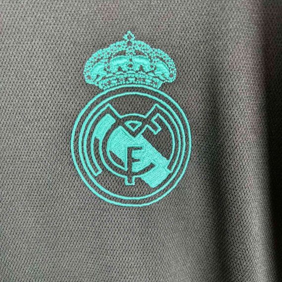 2017/2018 Retro Long Sleeve Real Madrid Away Football Shirt
