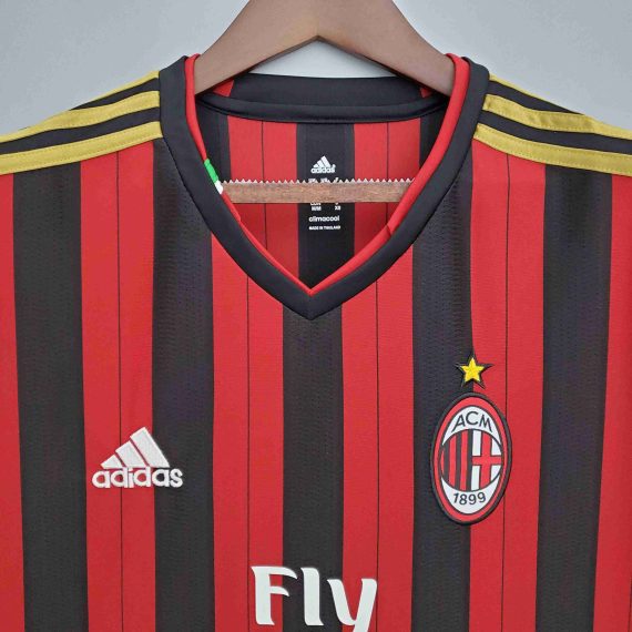 2013/2014 Retro AC Milan Home Football Shirt