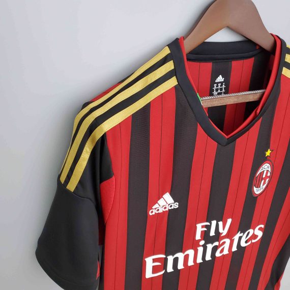 2013/2014 Retro AC Milan Home Football Shirt