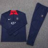 2022/2023 Psg Paris Saint-Germain Half-Pull Training Suit Royal Blue Set