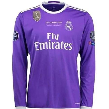 2016/2017 Real Madrid Home Jersey Football Soccer Long Sleeve Purple