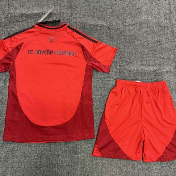 2024/2025 Bayern Munich Home Football Jersey Kids Size Suit