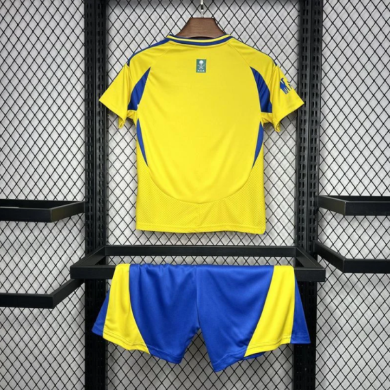 2024/2025 Al Nassr Home Football Shirt Kids Size Suit