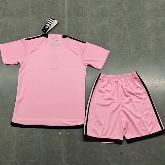 24/25 Inter Miami Home Soccer Jersey Kids Size Suit