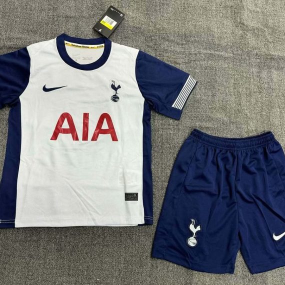 24/25 Tottenham Home Football Shirt Kids Size Suit
