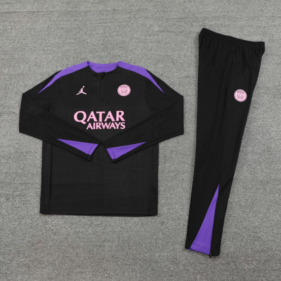 22/23 Paris Saint-Germain Training Suit Black Football Shirt Set