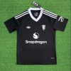 24/25 Manchester United Training Wear Black Football Shirt
