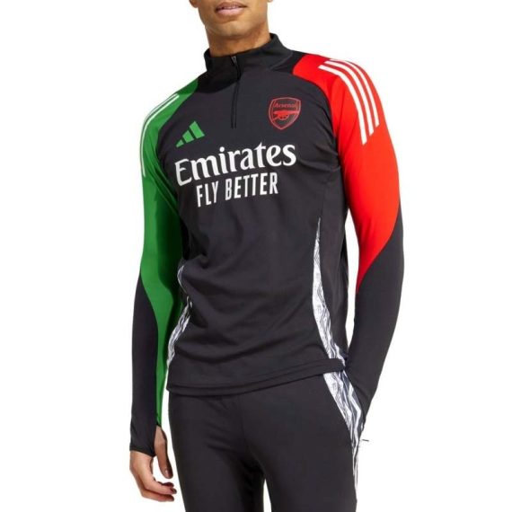 24/25 Arsenal Half-Pull Training Suit Black Football Shirt Set