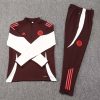 24/25 Bayern Munich Half-Pull Training Suit Deep purple Football Shirt Set