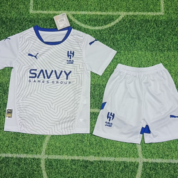 24/25 Al-Hilal FC Away Football Shirt Kids Size Suit
