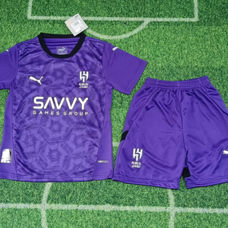 24/25 Al-Hilal FC Third Away Football Shirt Kids Size Suit