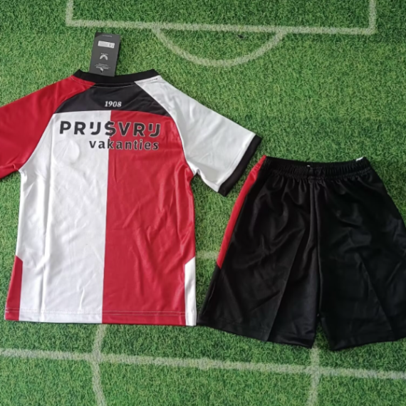 24/25 Feyenoord Home Football Shirt Kids Size Suit