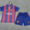 14/15 Retro Barcelona Home Football Shirt Kids Size Suit