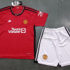 23/24 Manchester City Home Football Jersey Kids Size Suit
