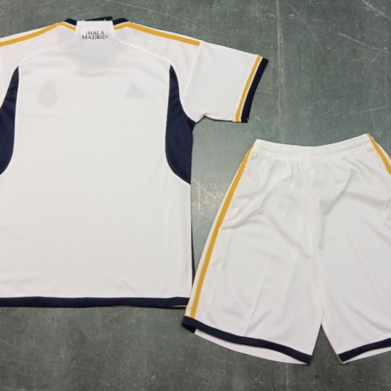 23/24 Real Madrid Home Football Shirt Kids Size Suit
