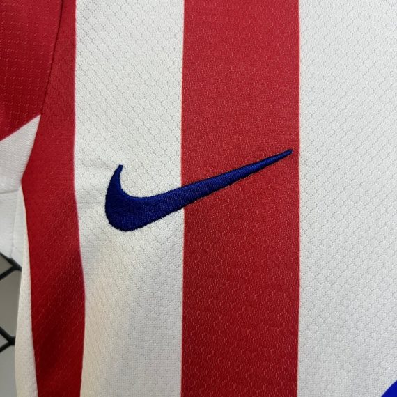 25/26 Atletico Madrid Home Football Shirt Kids Size Suit
