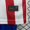 25/26 Atletico Madrid Home Football Shirt Kids Size Suit