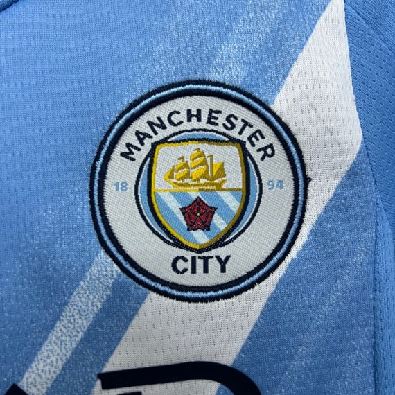 25/26 Manchester City Home Football Shirt Kids Size Suit