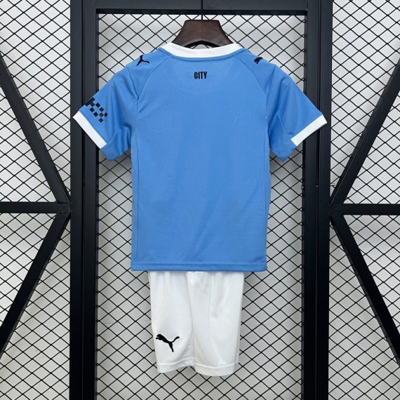 25/26 Manchester City Home Football Shirt Kids Size Suit
