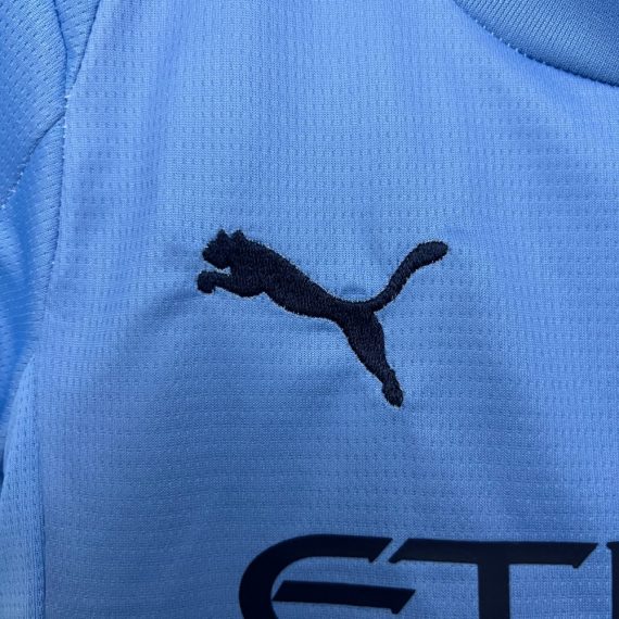 25/26 Manchester City Home Football Shirt Kids Size Suit