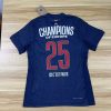 24/25 Player Version Paris Saint-Germain #25 Champions League Home Match Collector Jersey