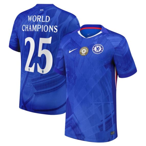 25/26 Chelsea #25 World Champions Football Jersey Shirt