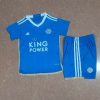 2023/2024 Leicester City Home Football Jersey Shirt Kids Size Suit
