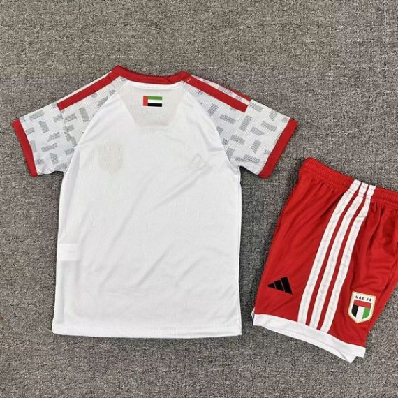 26/27 UAE Home Football Shirt Kids Size Suit