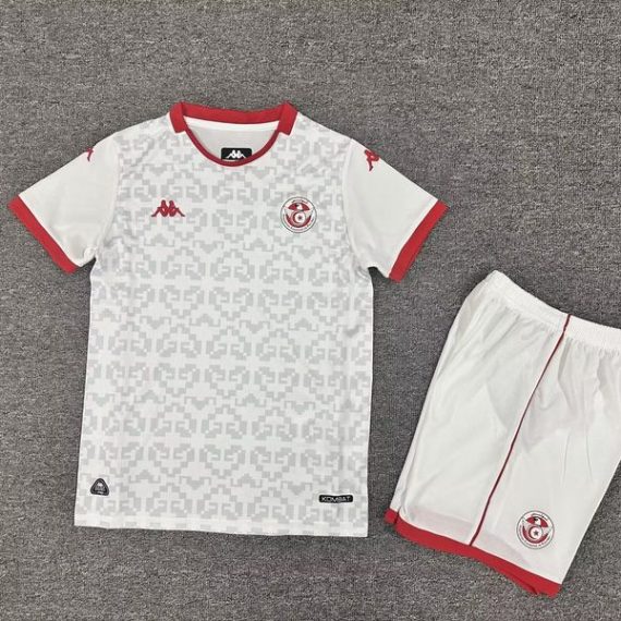26/27 Tunisia Away Football Shirt Kids Size Suit