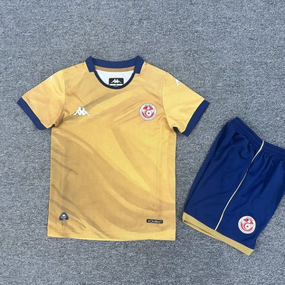 26/27 Tunisia 2nd Away Football Shirt Kids Size Suit