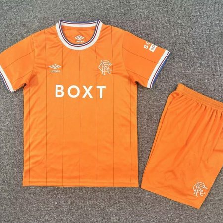 25/26 Glasgow Rangers Third Away Football Shirt Kids Size Suit
