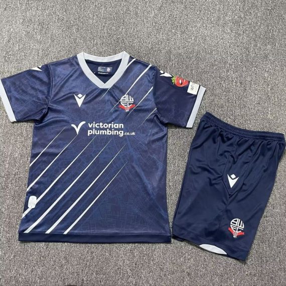 25/26 Bolton Wanderers Away Football Shirt Kids Size Suit