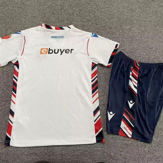 25/26 Bolton Wanderers Home Football Shirt Kids Size Suit