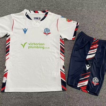 25/26 Bolton Wanderers Home Football Shirt Kids Size Suit