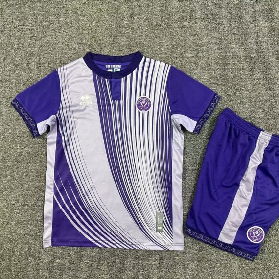 25/26 Sheffield United Second Away Football Shirt Kids Size Suit