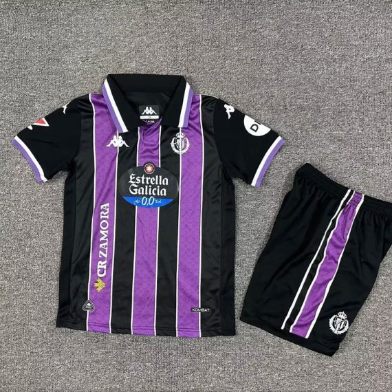 25/26 Valladolid Away Football Shirt Kids Size Suit
