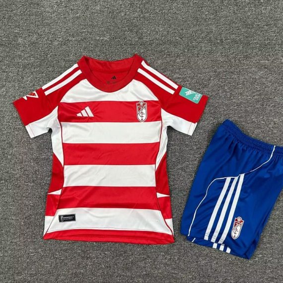 25/26 Granada Home Football Shirt Kids Size Suit