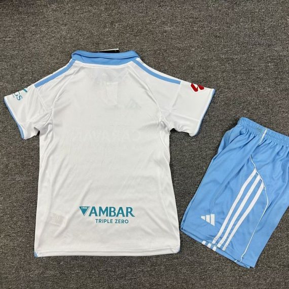 25/26 Zaragoza Home Football Shirt Kids Size Suit