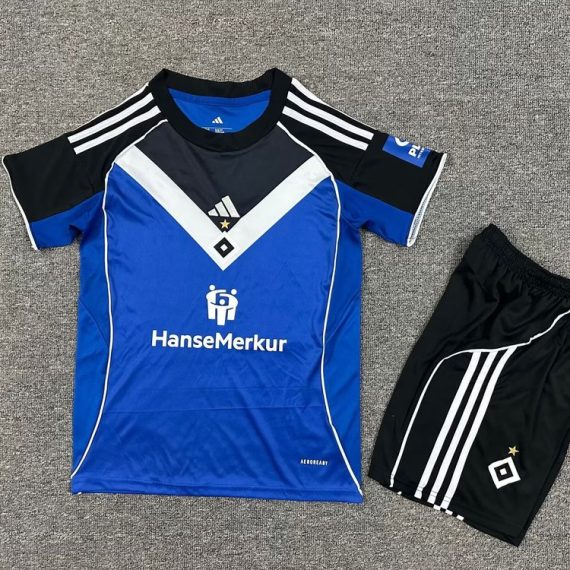 25/26 Hamburger SV Away Football Shirt Kids Size Suit
