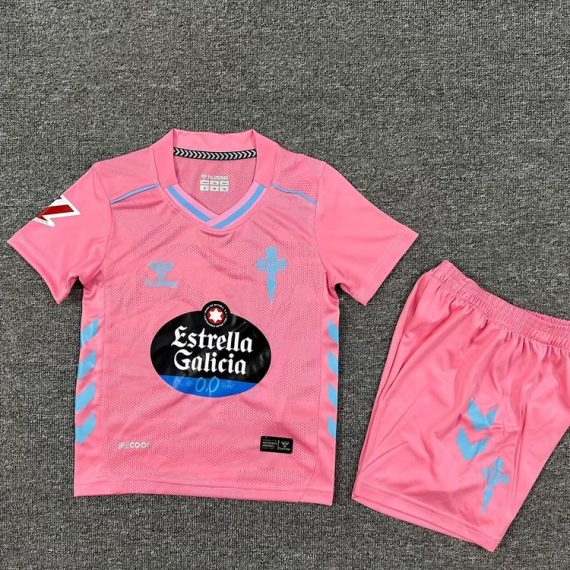 25/26 Celta Vigo Second Away Football Shirt Kids Size Suit