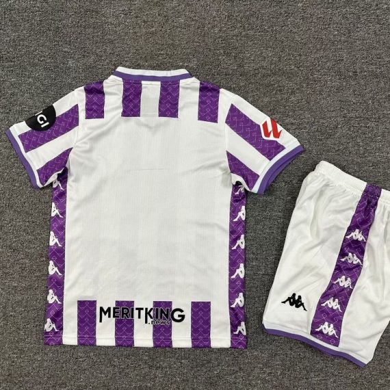 25/26 Valladolid Home Football Shirt Kids Size Suit