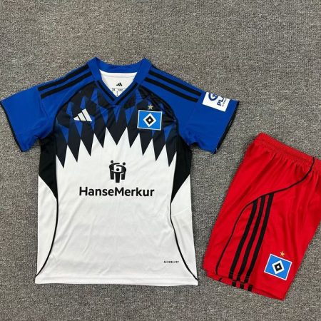 25/26 Hamburger SV Home Football Shirt Kids Size Suit
