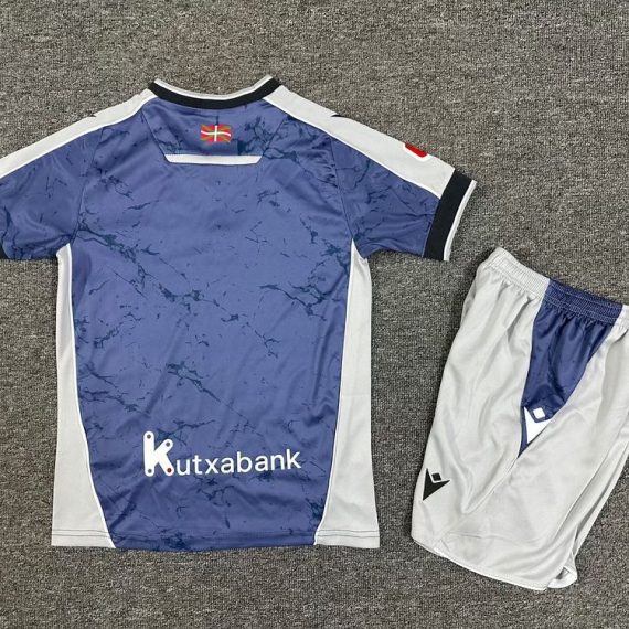 25/26 Real Sociedad Away Football Shirt Kids Size Suit